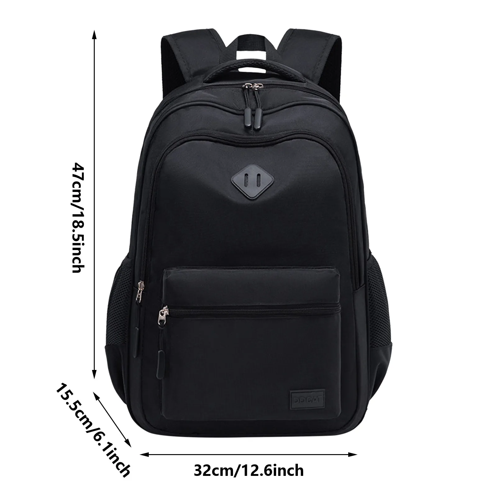 Waterproof Men Backpack Business Office Back Bags USB Charging Laptop Casual School Rucksacks Casual Male Black Schoolbags