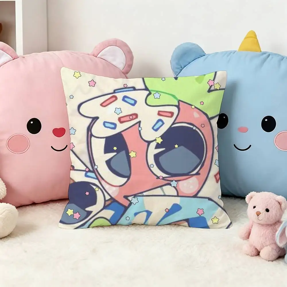 Dandys World Sprout  Square Pillow Case Multi Sizes For Car Home Bedroom Decor Custom Valentine Gifts