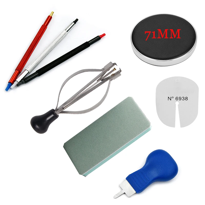 

1/3/8PCS Watch Movement Casing Cushion Leather Protective Pad Holder for Watchmaker Watch Part Glass Repair Battery Change Tool