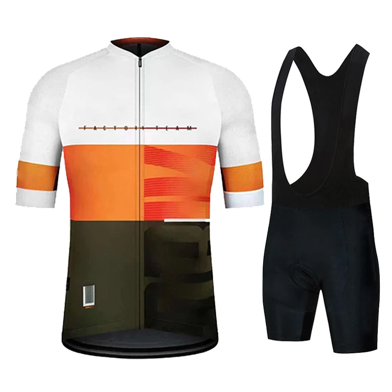 Bike Jersey Set 2021 Team KBORA  Cycling Clothing Summer Short Sleeve Cycling Suit Men\'s Top and Bottom Bib Shorts Kit