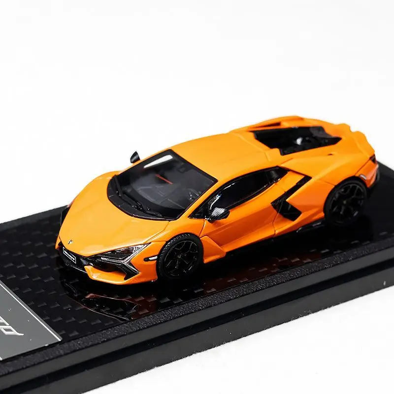 

Литой под давлением ЖК-дисплей в масштабе 1/64 Lamborghini Revival Revuelto, модель автомобиля из сплава, Коллекционная игрушка, подарок, сувенир, дисплей, орнамент