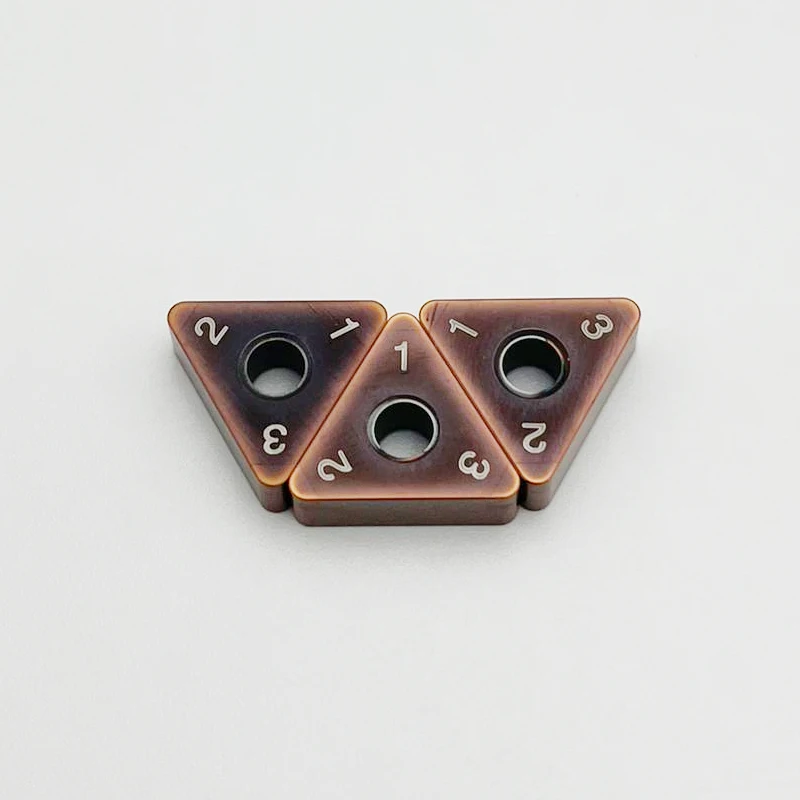 

TNGA CBN Insert TNGA160404 TNGA160408 TNGA160412 YCB2011 3 Blade Surface Coating CBN Cubic Boron Nitride Insert