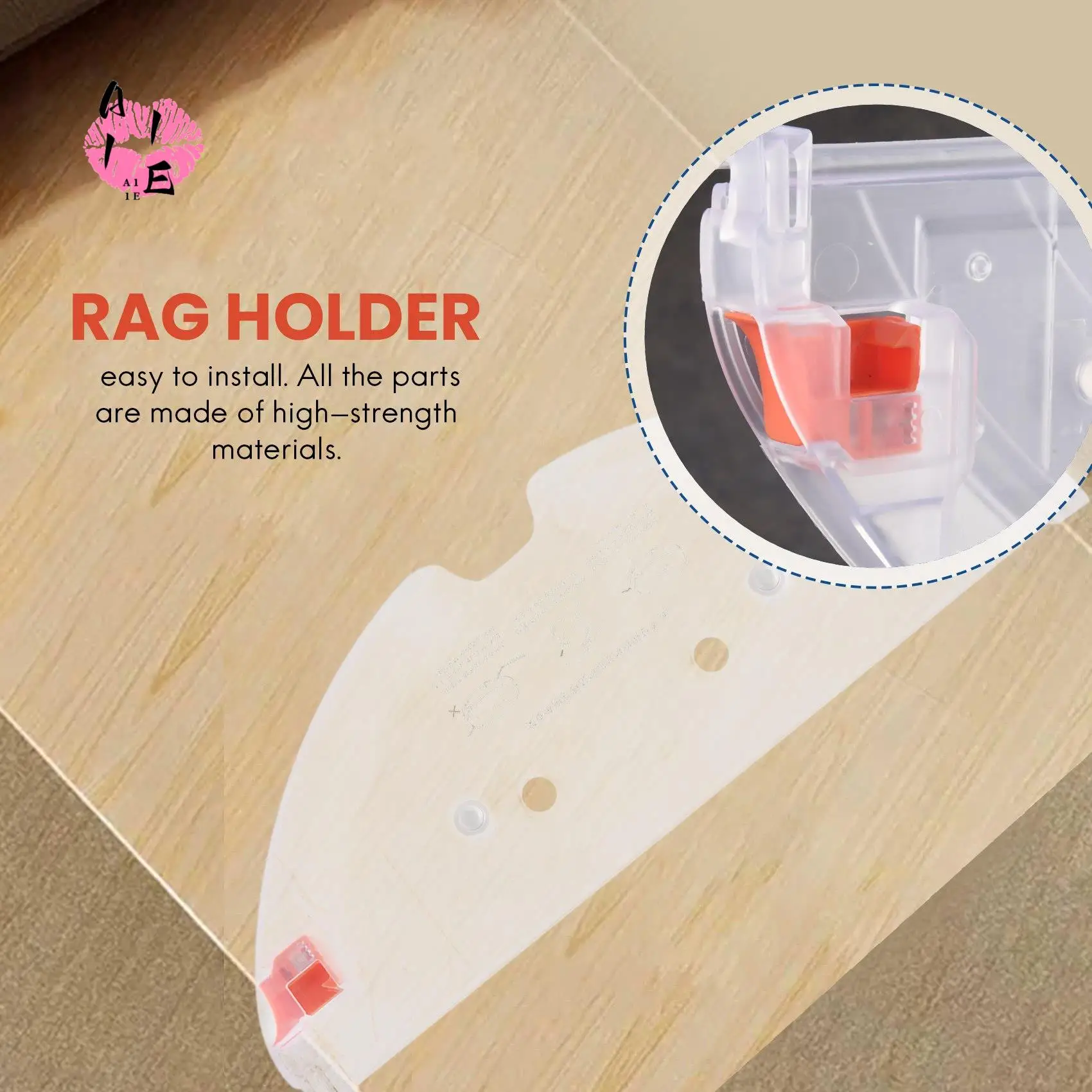 

A11E-Water Tank And Mop Bracket Tray Spare Parts For XIAOMI Roborock S5 MAX Accessories S50 MAX S55 MAX S6 Maxv