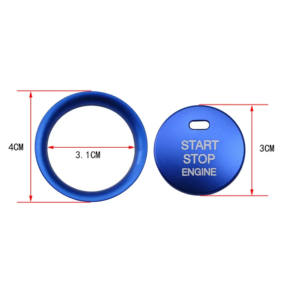 Adesivo di copertura portachiavi di accensione per auto per Mazda CX5 CX3 CX4 Cx-3 3 6 Axela Atenza pulsante di arresto di avviamento del motore