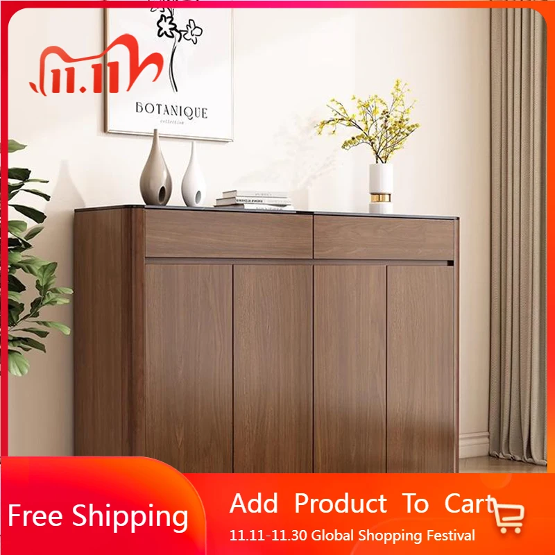 

Wooden Designer Shoe Cabinet College Dorm Essentials Shoe Shelf Bedroom Italian Minimalist Modern Archivadores Home Furniture