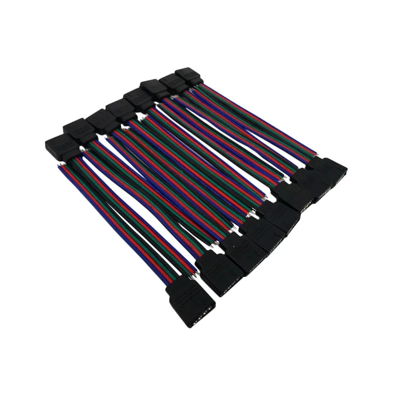 1/5/10pcs LED Strip Connector 4PIN/5PIN Male Female Pairs, Quick Installation Adapter for RGB RGBW LED Light Strips
