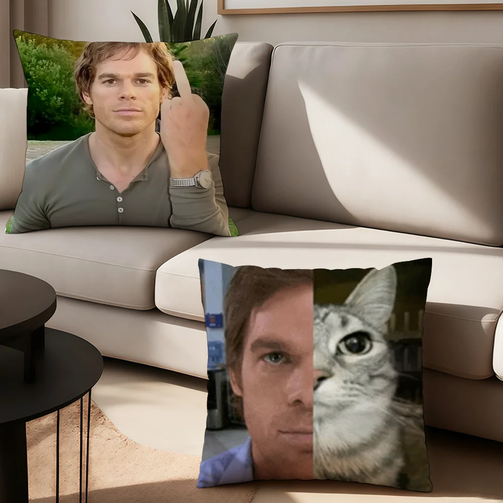 

TV show D-Dexter Pillow Case Office Cushions Suitable For Sofa Car Bedroom Decorative Cushion Cover