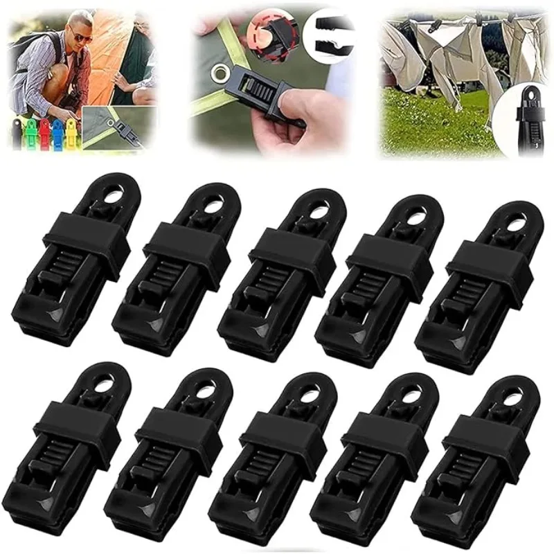 

1/5/10pc DIY Tarp Clamp Awning Tent Canopy Clamp Clip Snap Canvas Anchor Gripper Caravan Jaw Grip Trap Tighten Woodworking Tools