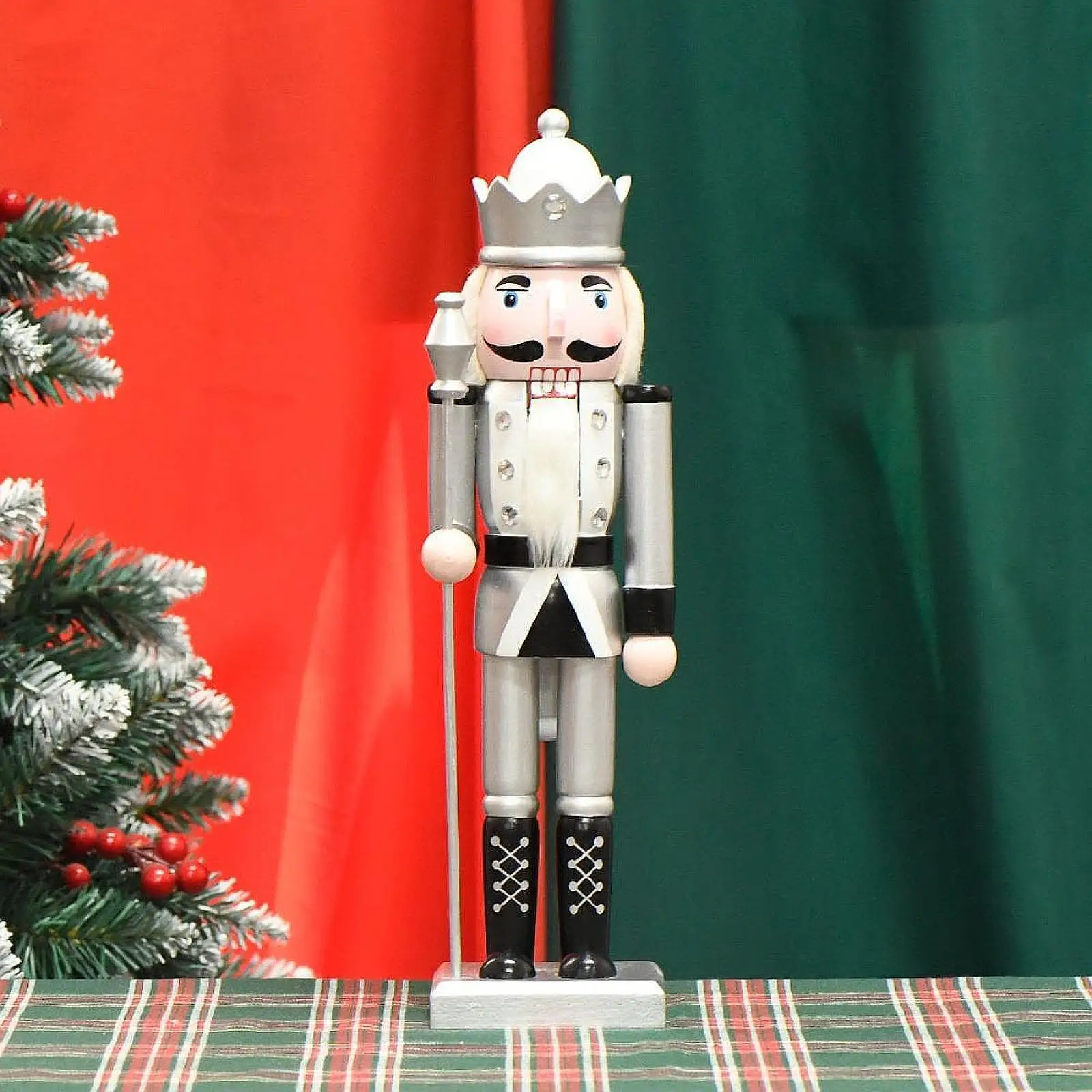 

Nutcracker Figurine Sculpture Christmas Decor Gift Christmas Nutcracker King for