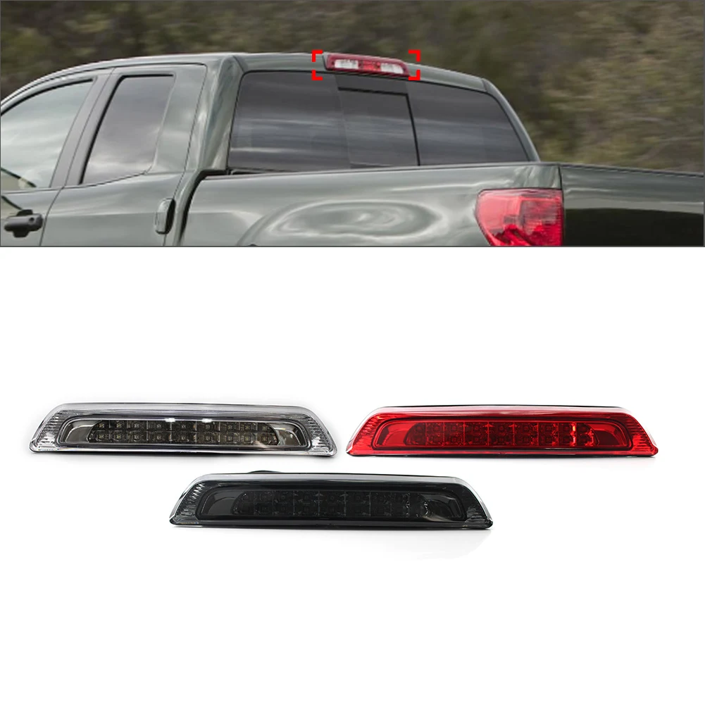 

Automotive 3rd Third Brake Light Stop Tail Cargo Lamp 81570-0C050 For Toyota Tundra 2007-2021 ABS Plastic White/Black/Red