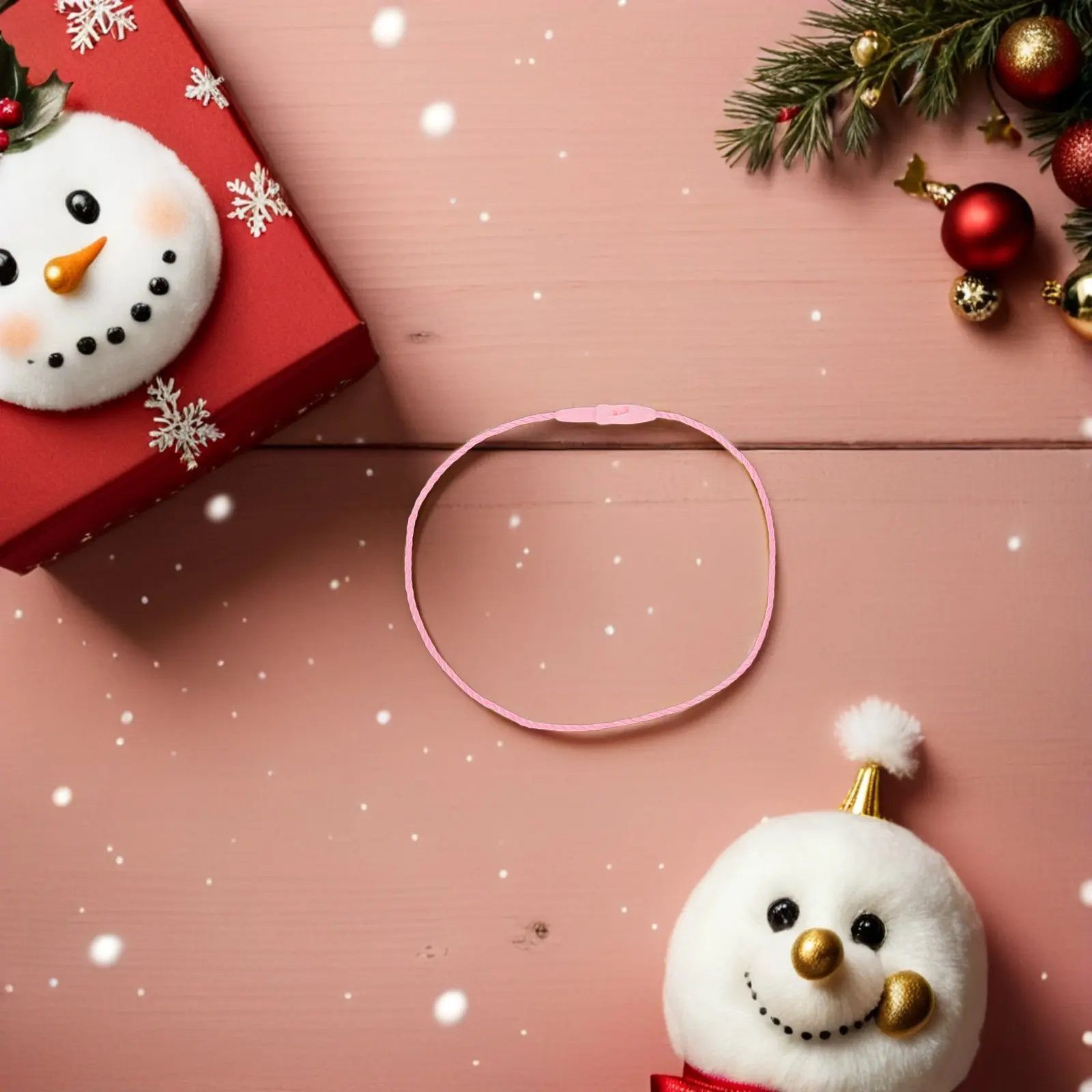 1000Pcs Christmas Decoration Hanging Strings Pre-Cut Snap Locking Ropes for Ornaments Tags Tree Hanging Ornament Hanger Rope