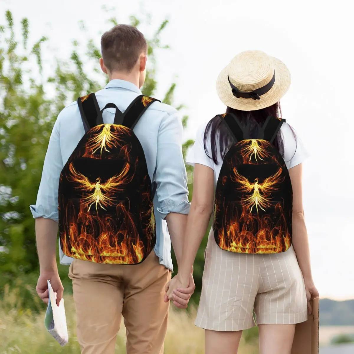 Majestic Phoenix Mythical Bird Backpack Hot Sale Daypack Large Capacity Children BookBag School Bag Shoulder Bags for Men Women