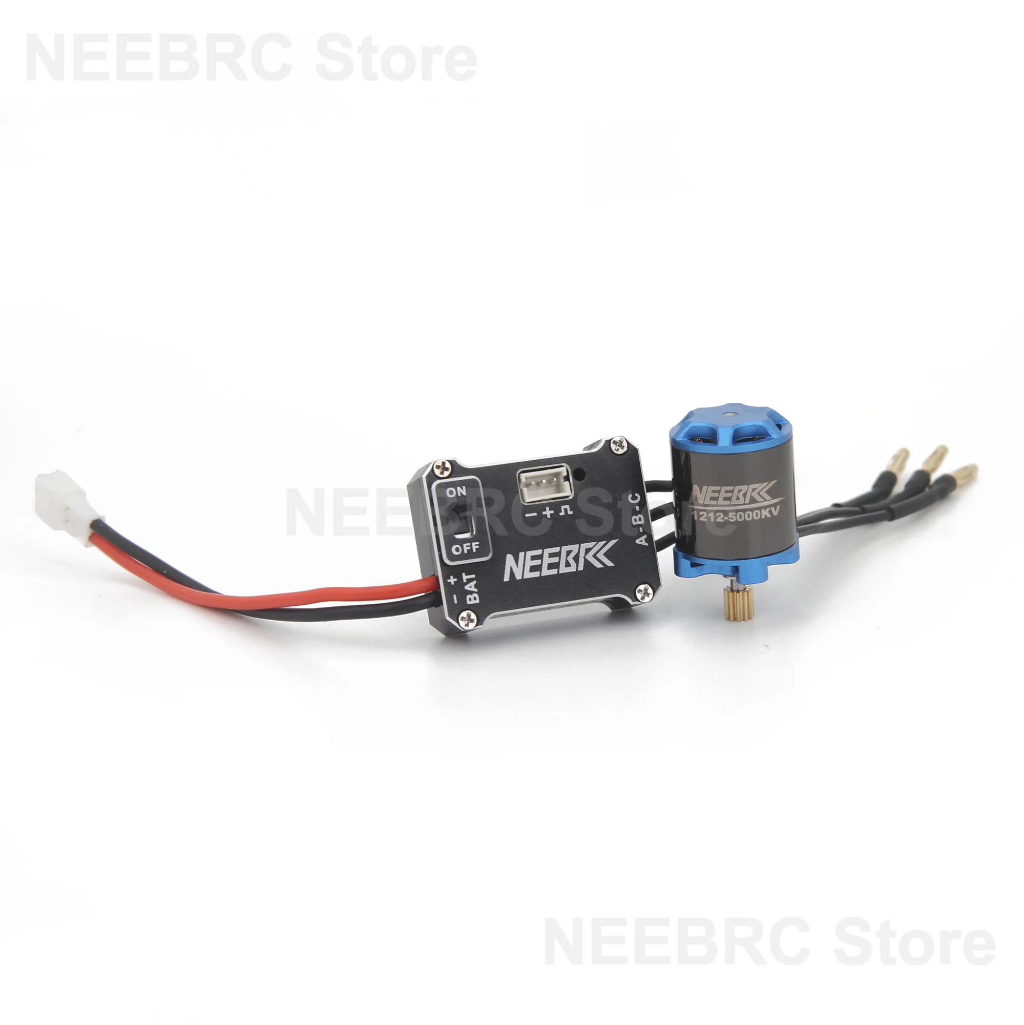 NEEBRC 1212 5000KV Brushless Motor 11T Gear 25A ESC 2S BEC 5V/1A for 1/24 1/28 1/30 1/32 RC Climbing Drift Mini Car AXIAL SCX30
