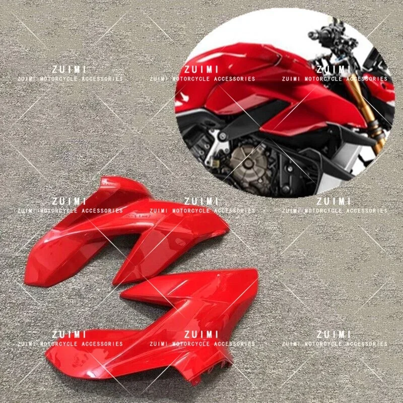 Motorcycle Red Fuel Tank Side Panel FAIRING Fit For Ducati Streetfight V4 /V4S 2020 2021 2022 2023