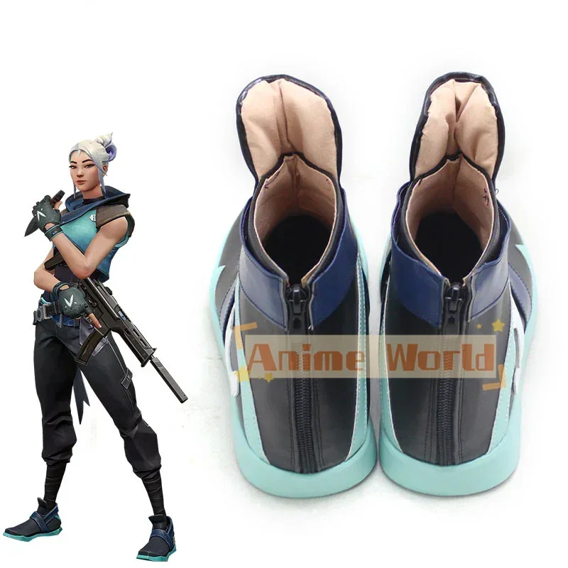 Jett Scarpe Cosplay Nere Carnevale di Halloween Natale