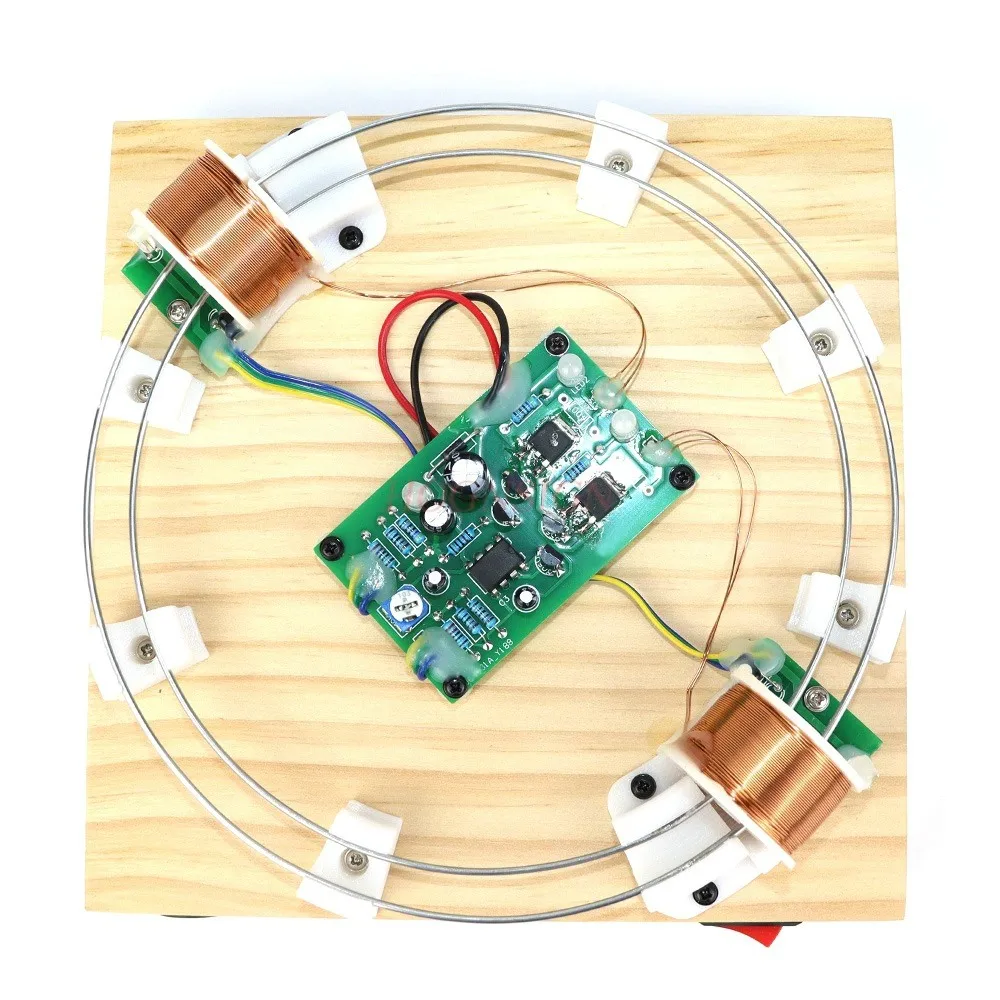 Electromagnetic Accelerator Electromagnetic Induction Experiment Ball Circular Motion Coil Magnetic Force