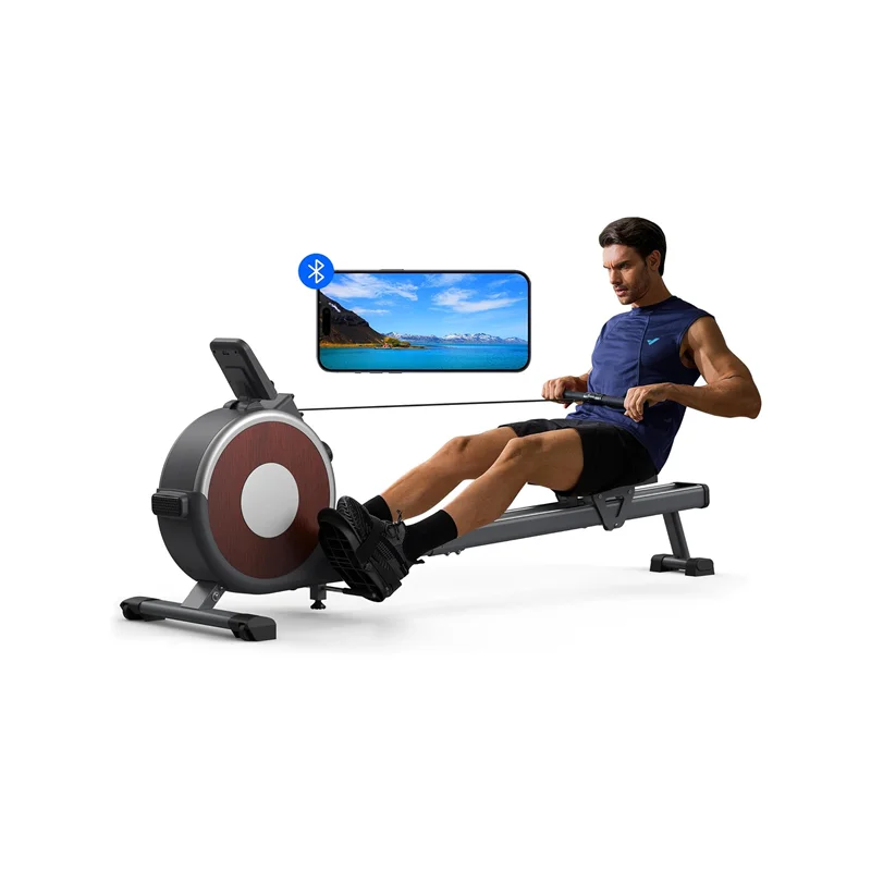 Weiishow Sport Rowing Machine Magnetic Rower Machine For Home 16 Levels Of Quiet Resistance