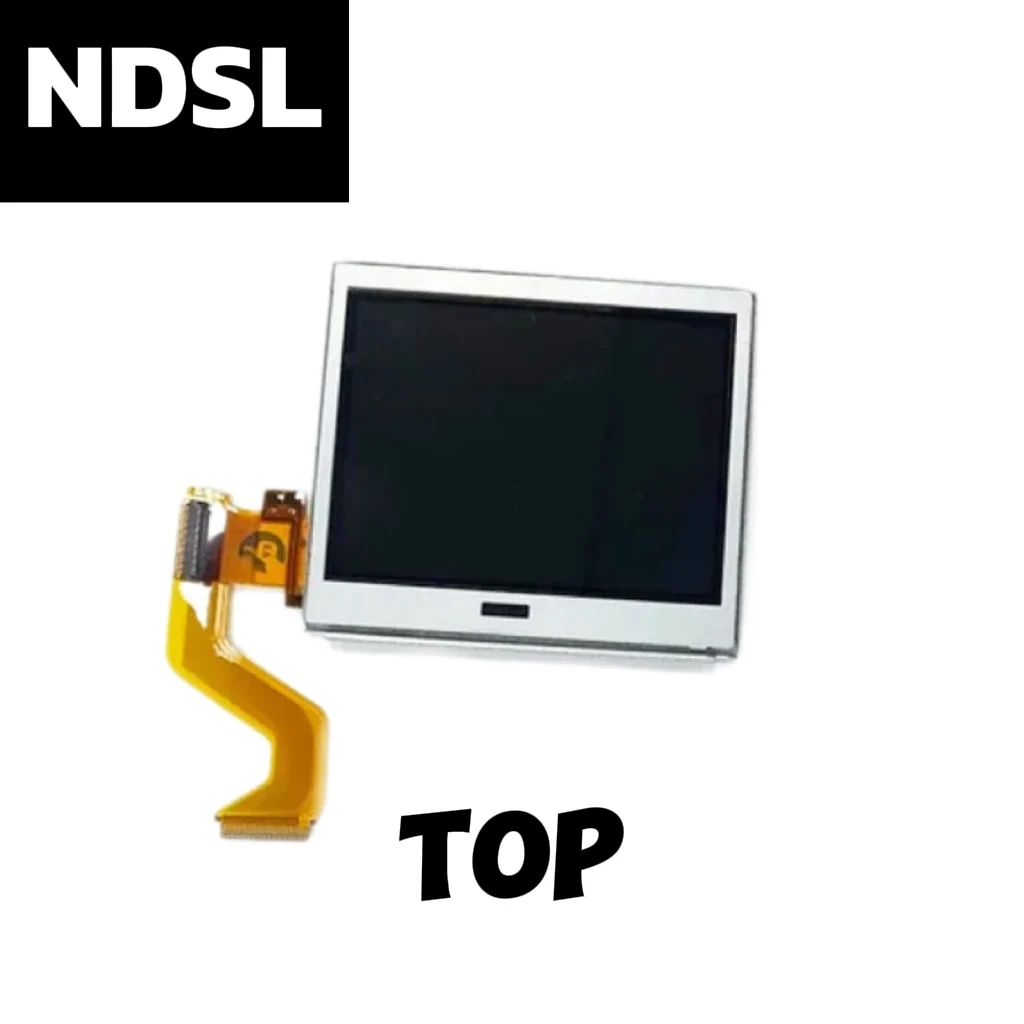 شاشة عرض LCD علوية وسفلية لوحدة تحكم ألعاب نينتندو DS Lite NDSL مع أجزاء إصلاح شاشة تعمل باللمس