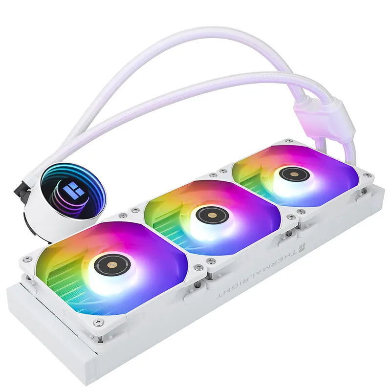 

Thermalright Frozen Notte 360 ARGB Белый жидкостный радиатор с металлической холодной головкой Встроенный радиатор процессора с водяным охлаждением для LGA115X AM4