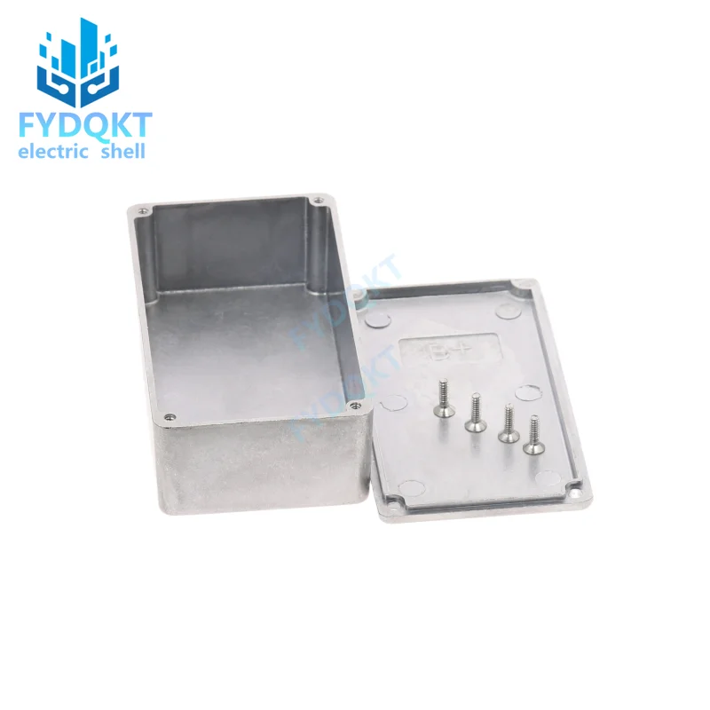 Pedal de efectos estilo piezas 125B, caja de aluminio para instrumentos de guitarra, 122x66x39,5mm, 1 unidad