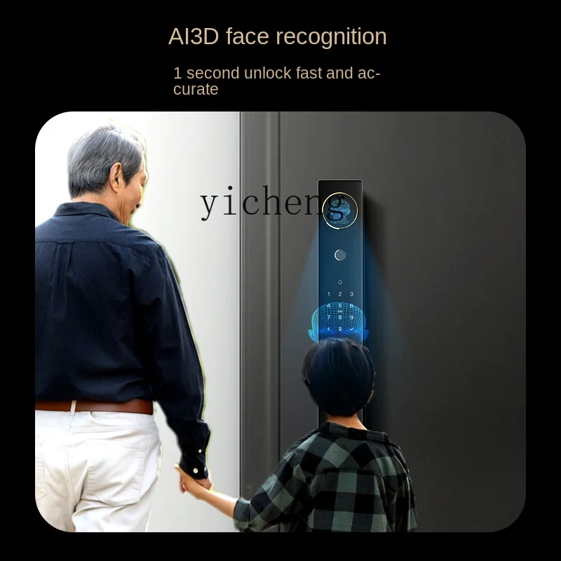 cc29 Fingerprint Lock V5 Electronic Password Lock Household Automatic Anti-Theft Door Lock