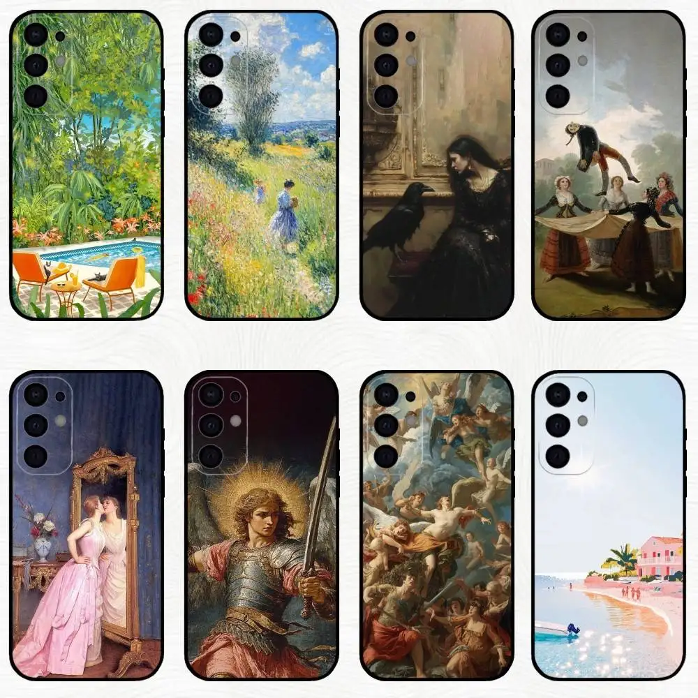 

Spain Francisco Goya Art Phone Case For Samsung S25,S24,S23,S22,S21,S20,Plus,Fe,Lite,Others Black Cover
