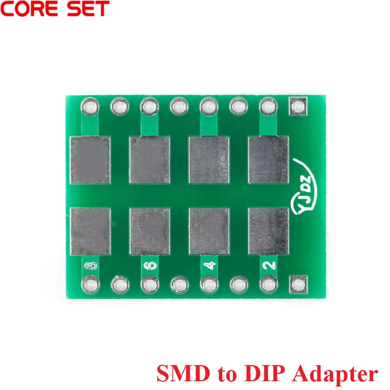 10Pcs SMD to DIP Adapter Connector 2512 1812 1210 1206 Converter Plate Board SMA SMB SMC to DIP 2.54MM Patch Turn DIP Adapter