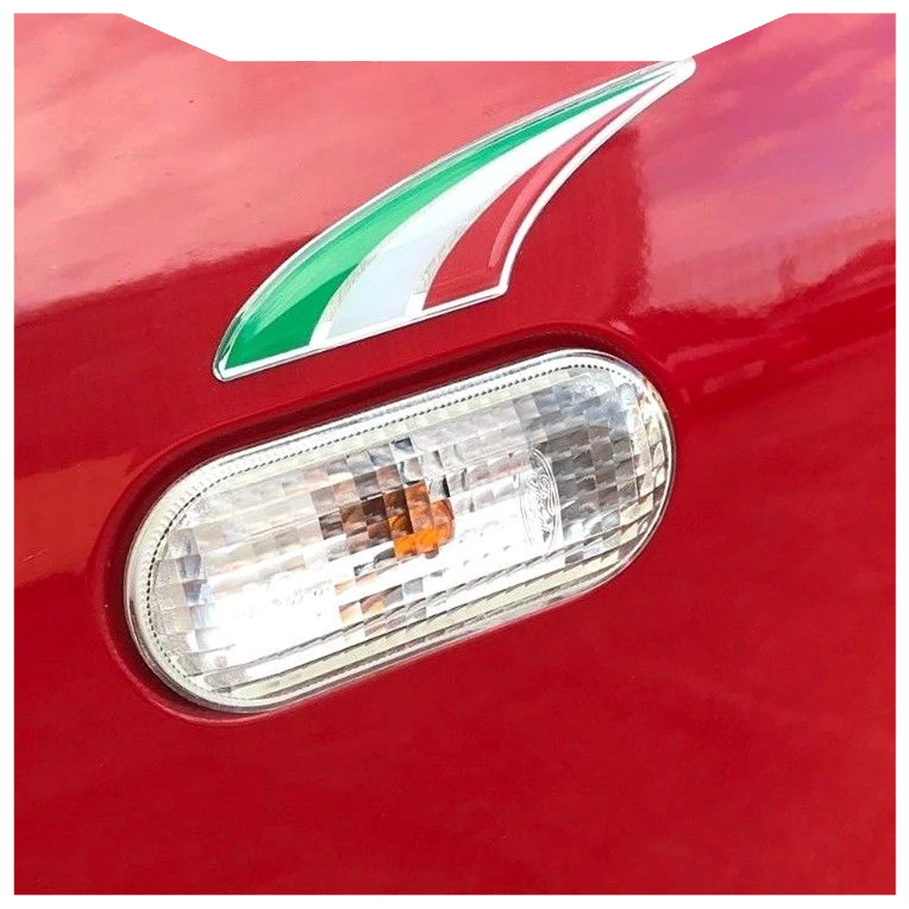 Calcomanías para coche Vespa GTS GTV Ducati Aprilia, pegatinas 3D, Bandera de Italia, calcomanía de Italia