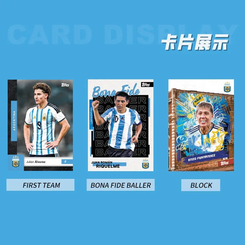 2026 Topps Team Set Argentina National Football Team Lionel Messi Football Star Collectible Trading Cards view 2