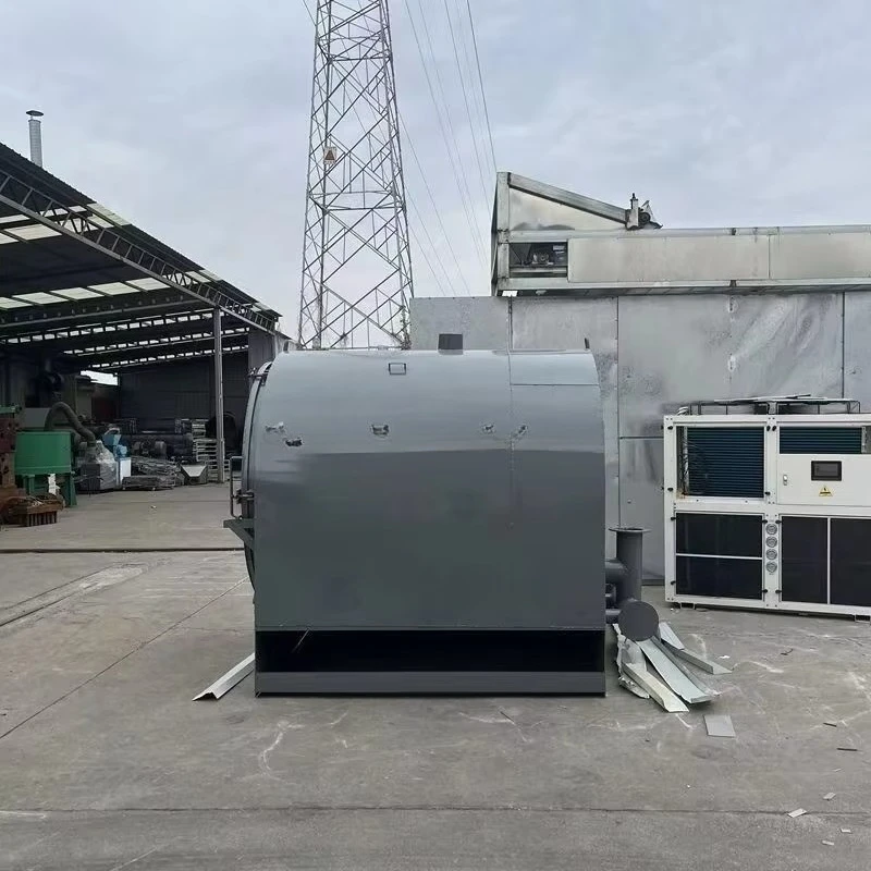 Rice Husk Palm Kernel Charcoal Wood Carbonization Furnace Machine Bamboo Wood Logs Smokeless Horizontal Carbon Furnace Oven