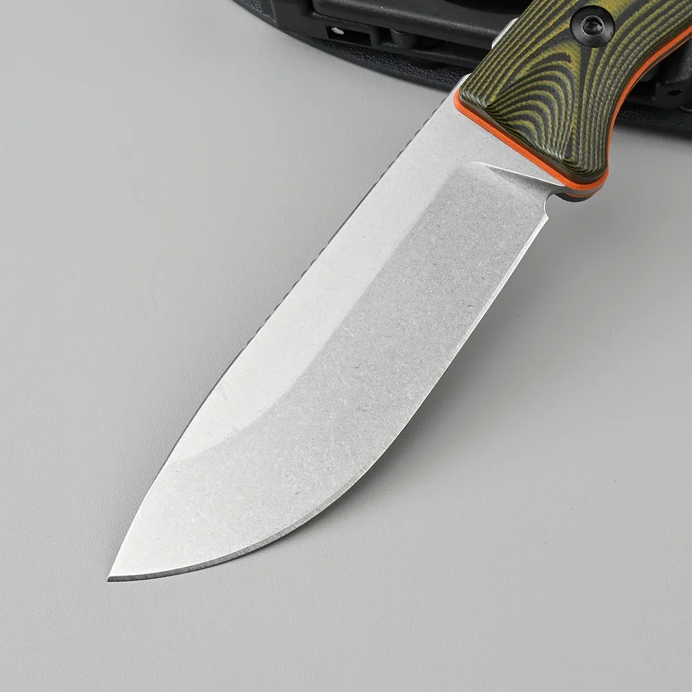 BM 15002/ 15017 البرية بقاء مستقيم شفرة سكين جيب مع غمد أدوات الصيد القتالية Bushcrafter في الهواء الطلق هدية السكاكين