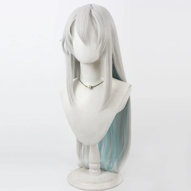 Game Yu-Gi-Oh! Silent Magician Cos Cosplay Wig Halloween Party Prop Synthetic Hair Heat Resistant Fiber + Wig Cap