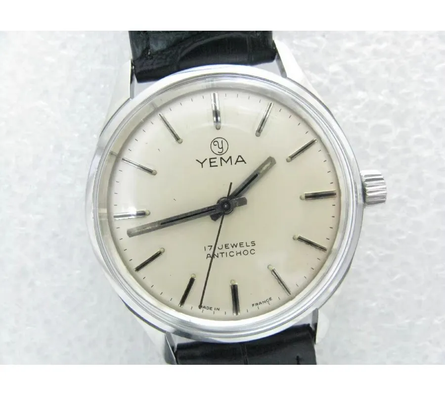 

1970s French YEMA hand rolled Vintage mechanical men’s watch