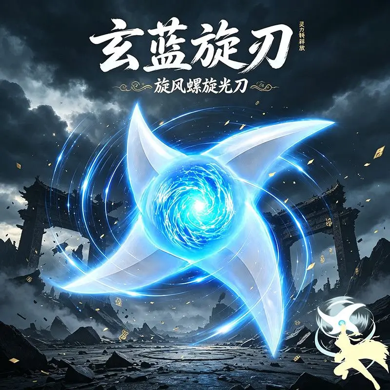 Rotatable LED Glowing Spinning Light Blade Prop Handheld Palm Sphere Cosplay Accessory for Party Stage Show