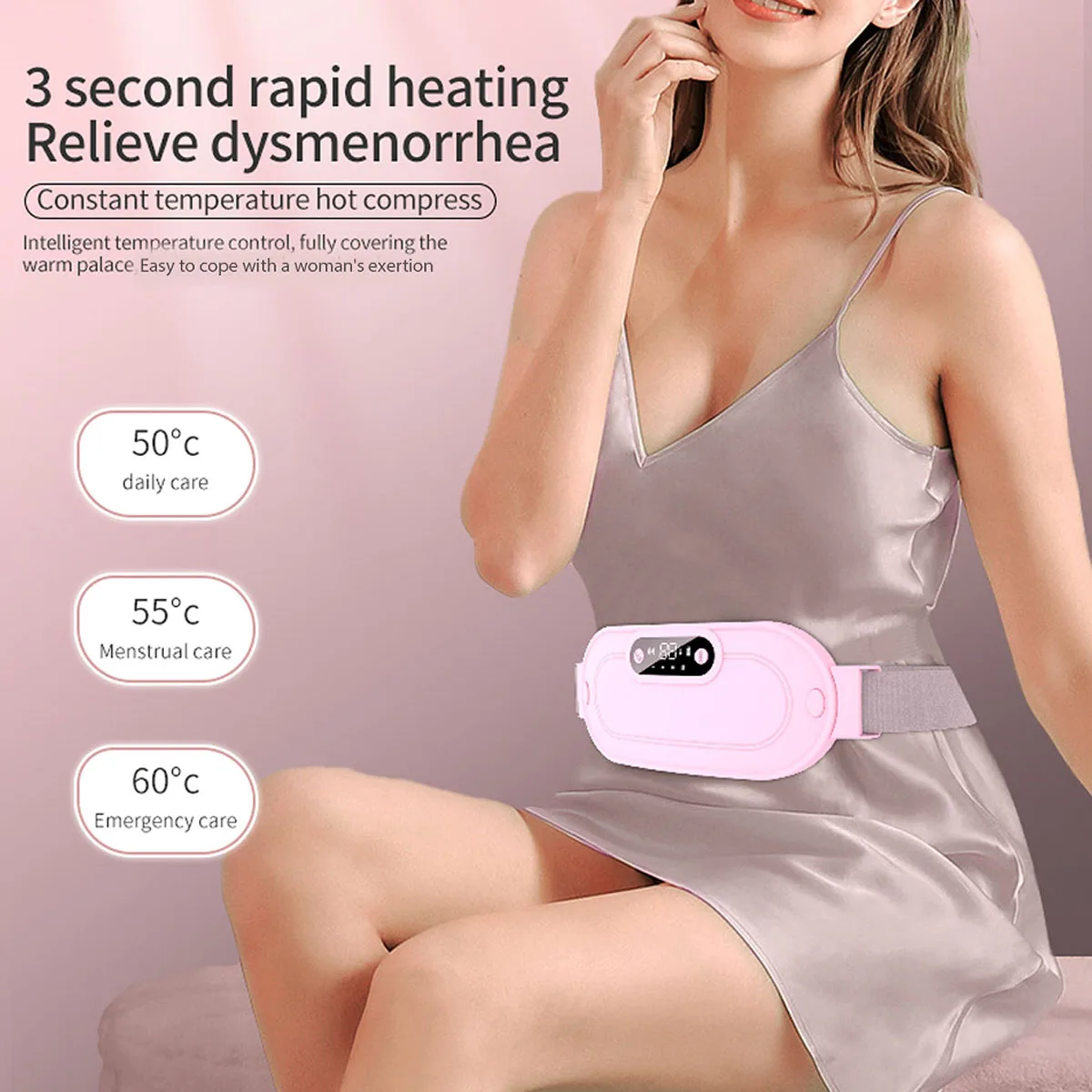 1PC Warm Palace Belt, Waist and Abdomen Thermostatic Heat Massager, Gift for Women