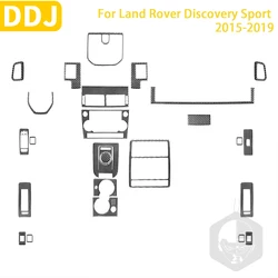 For Land Rover Discovery Sport 2015 2016 2017 2018 2019 Accessories Carbon Fiber Car Interior Gear Door Air Outlet Trim Sticker
