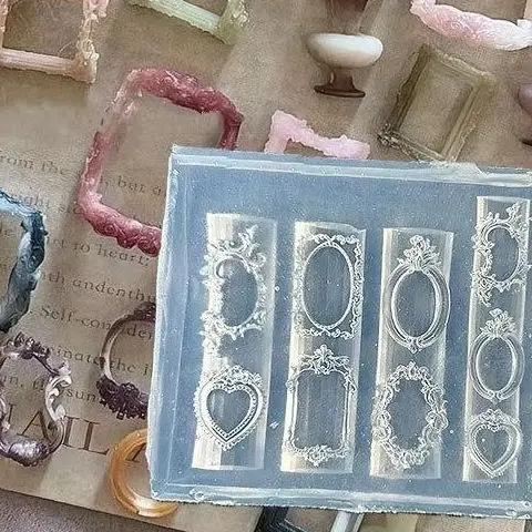 Blume Silikon 3D Nagel Form Süße Schleife Rose Nägel Vorlagen DIY Nail art Dekorationen Stempelplatten Maniküre Design Werkzeuge
