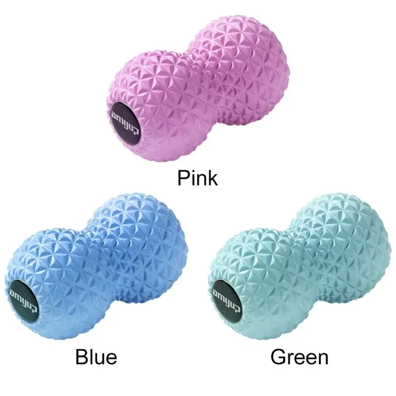Peanut Massage Ball Double Lacrosse Foot Massage Roller Deep Tissue Muscle Massage Myofascial Release Back Neck Massage Tool