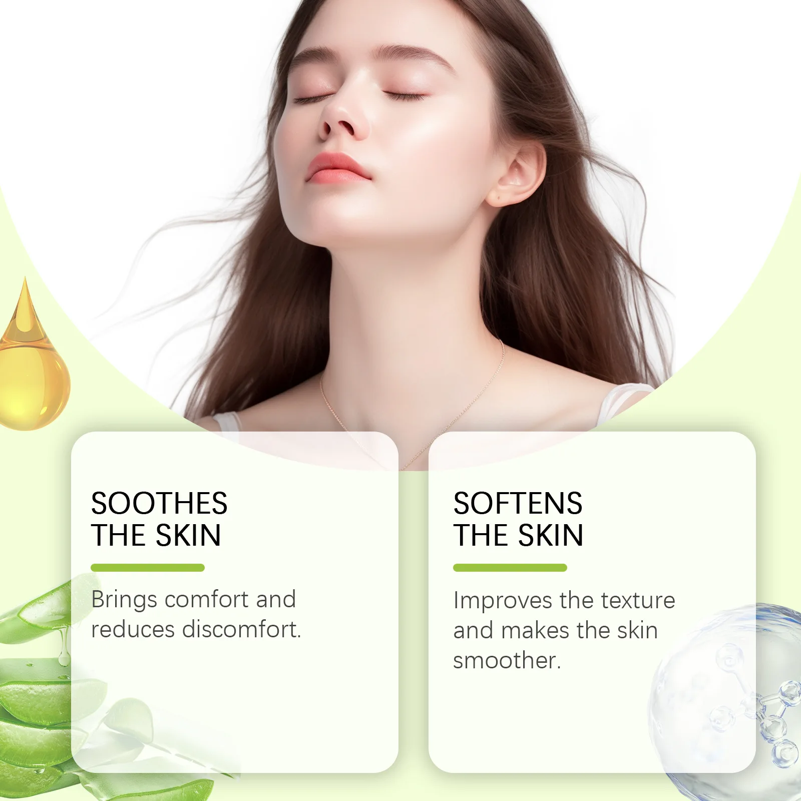 

Eelhoe Aloe Facial Essence Gel Deeply Moisturizing Keep Smoothing Reduce Fine Lines Remove Acne Shrink Pores Face Nourishing Gel