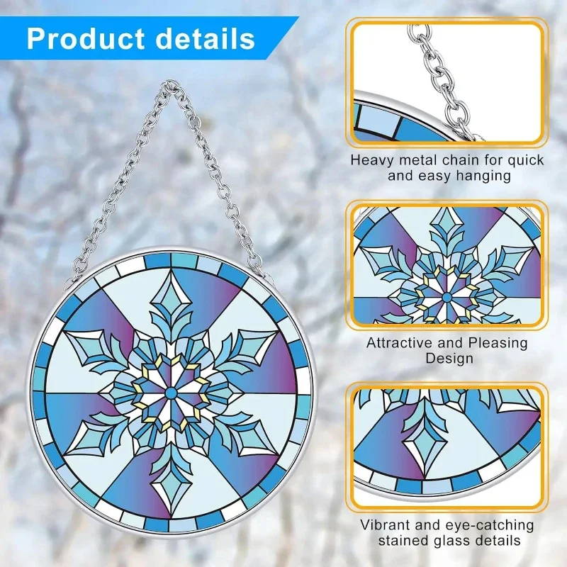صائدة شمس بومة أكريليك للنوافذ وغرف المنزل ، ديكور ملون ، قلادة معلقة على الحائط ، إضاءة ملونة ، زخارف حدائق ، هدايا