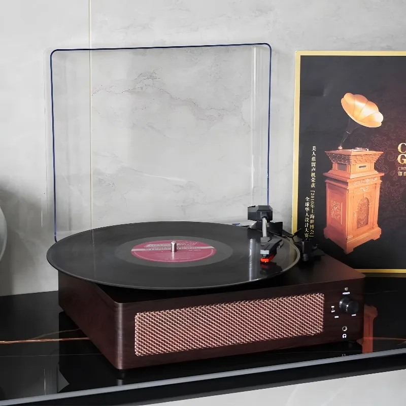 متوفر في المخزون أفضل بيع خمر ريترو المحمولة المدمج في مكبرات الصوت نوع C مشغل تسجيلات من الفينيل مرحبا فاي LP لاعب للاستخدام المنزلي نزهة هدية #1