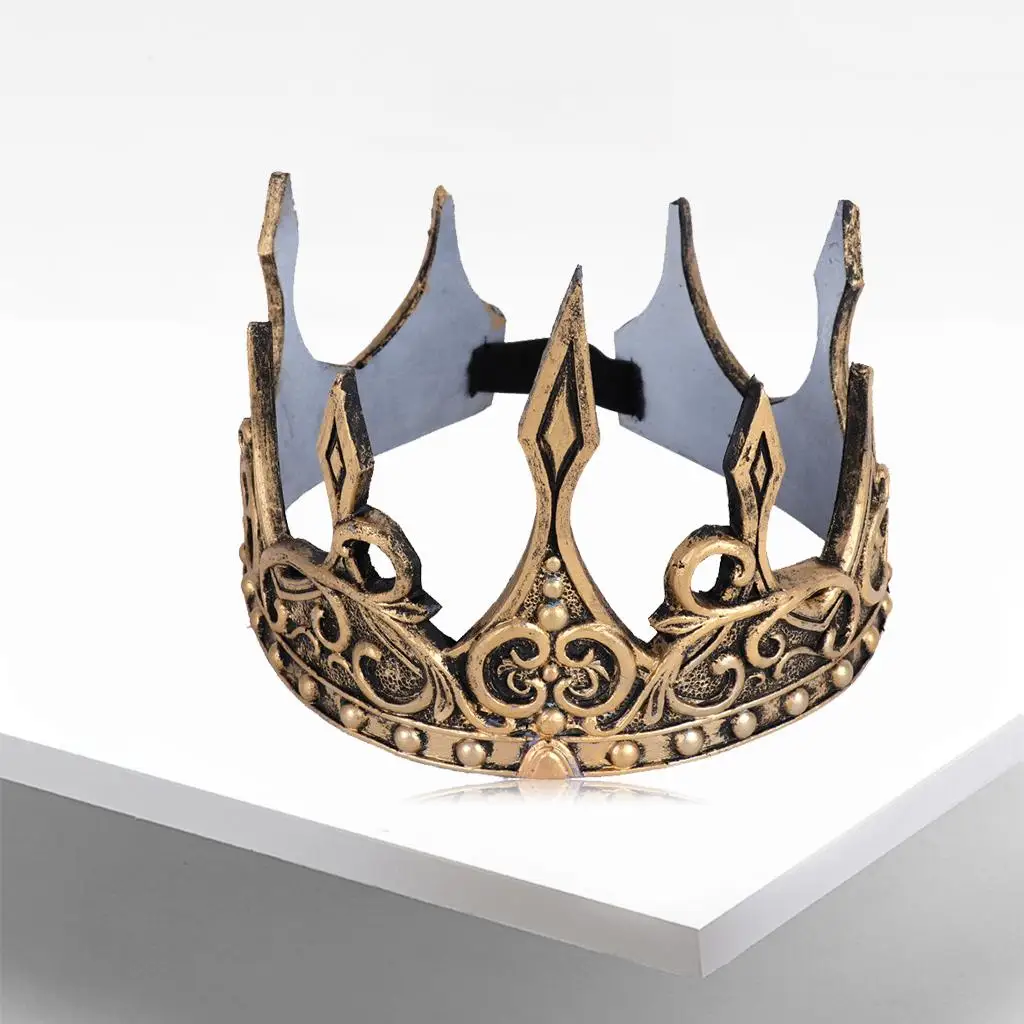 King Crown for Men Accessories Headwear for Wedding Boys