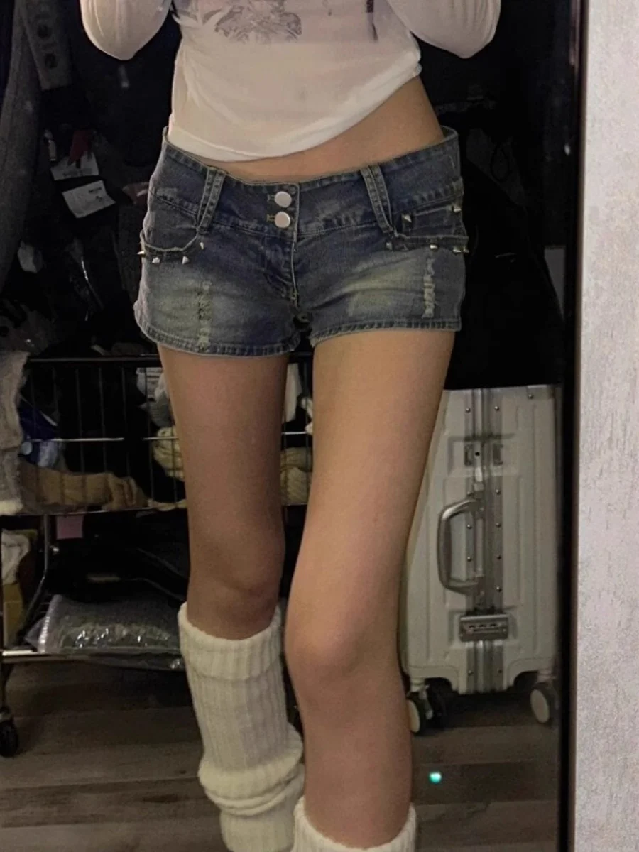 

Сексуальные джинсы с заклепками в стиле ретро, утягивающие джинсы с высокой талией и водой, весна-лето, новые женские модные прямые брюки