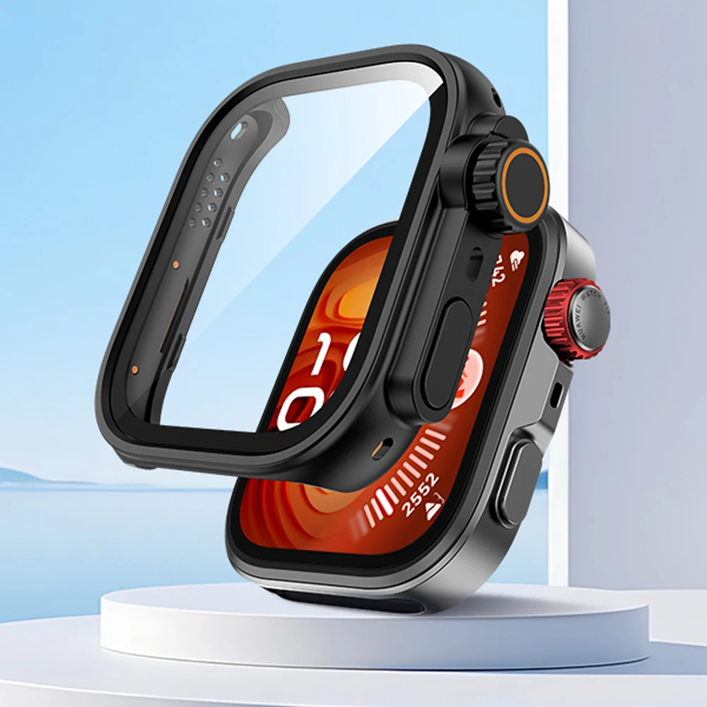 Case For Huawei watch Fit 4 Pro Screen Protector Tempered Glass PC Bumper Frame Change To Ultra Cover For huawei watch fit 4Pro