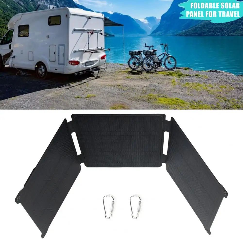 

21w Solar Charger High-efficiency 21w Solar Panel Portable Phone Charger with Overvoltage Protection Foldable Single for Outdoor