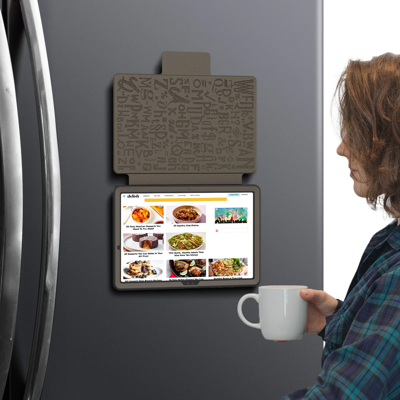 حافظة مغناطيسية لهاتف سامسونج جالاكسي تاب A9 بلس 2023 11 "SM-X210 SM-X215 SM-X216B غطاء حامل متعدد الزوايا فاخر من جلد البولي يوريثان