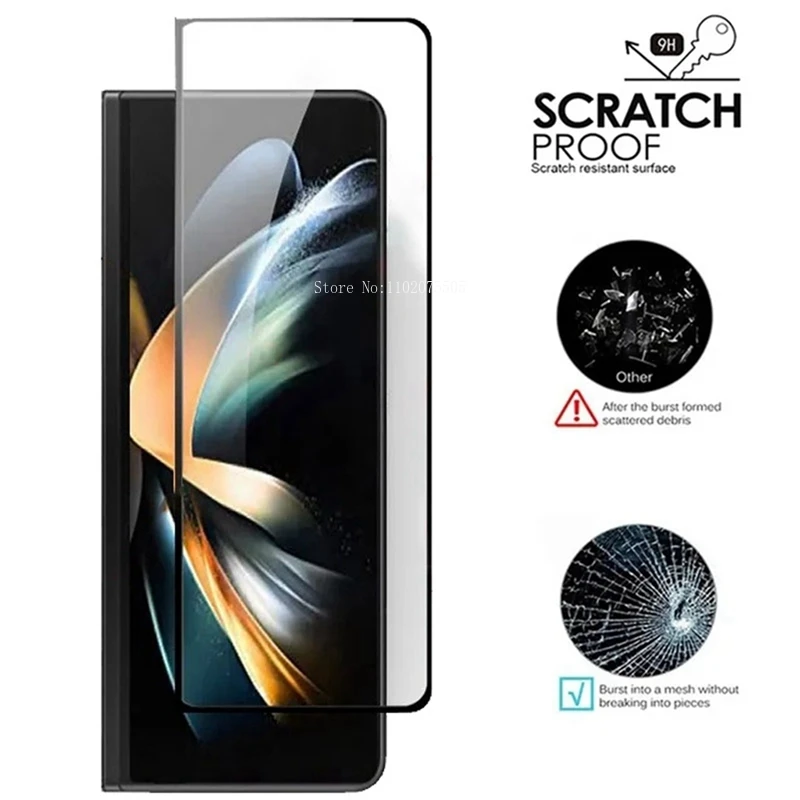 3PCS Tempered Glass For Samsung Galaxy Z Fold 5 9H Protective Glass Front Screen Protector for Samsung Z Fold 4 3 Z Fold5  A60