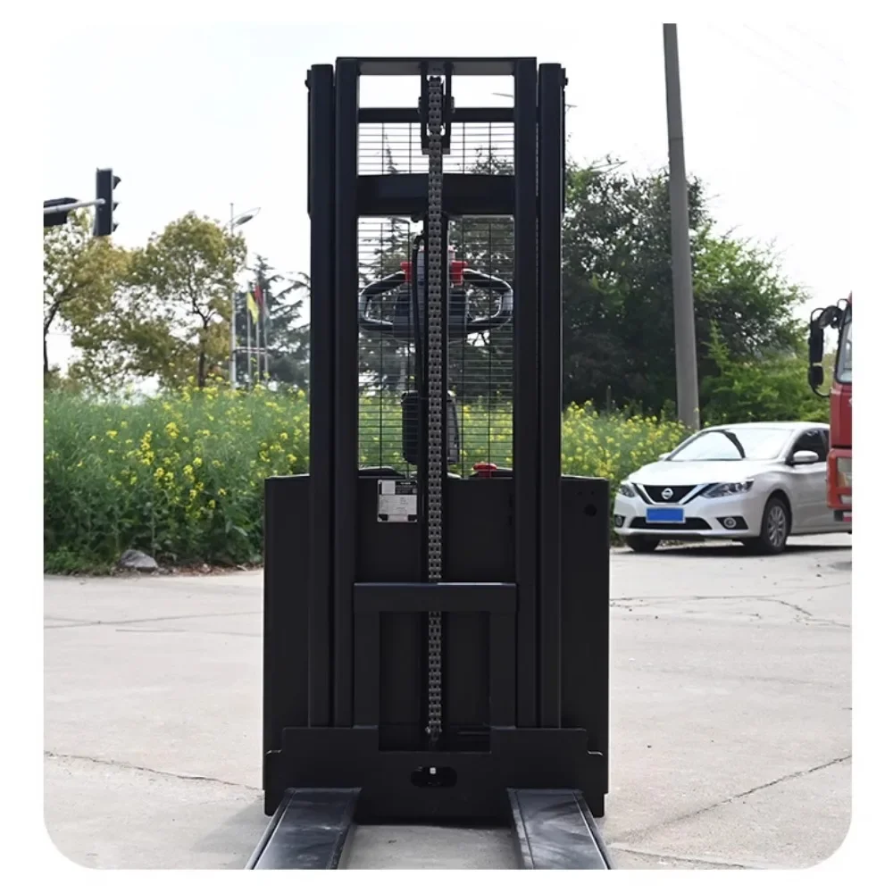Stacker stand up completamente elettrico Stacker elettrico per caricamento e scarico dell'ascensore idraulico
