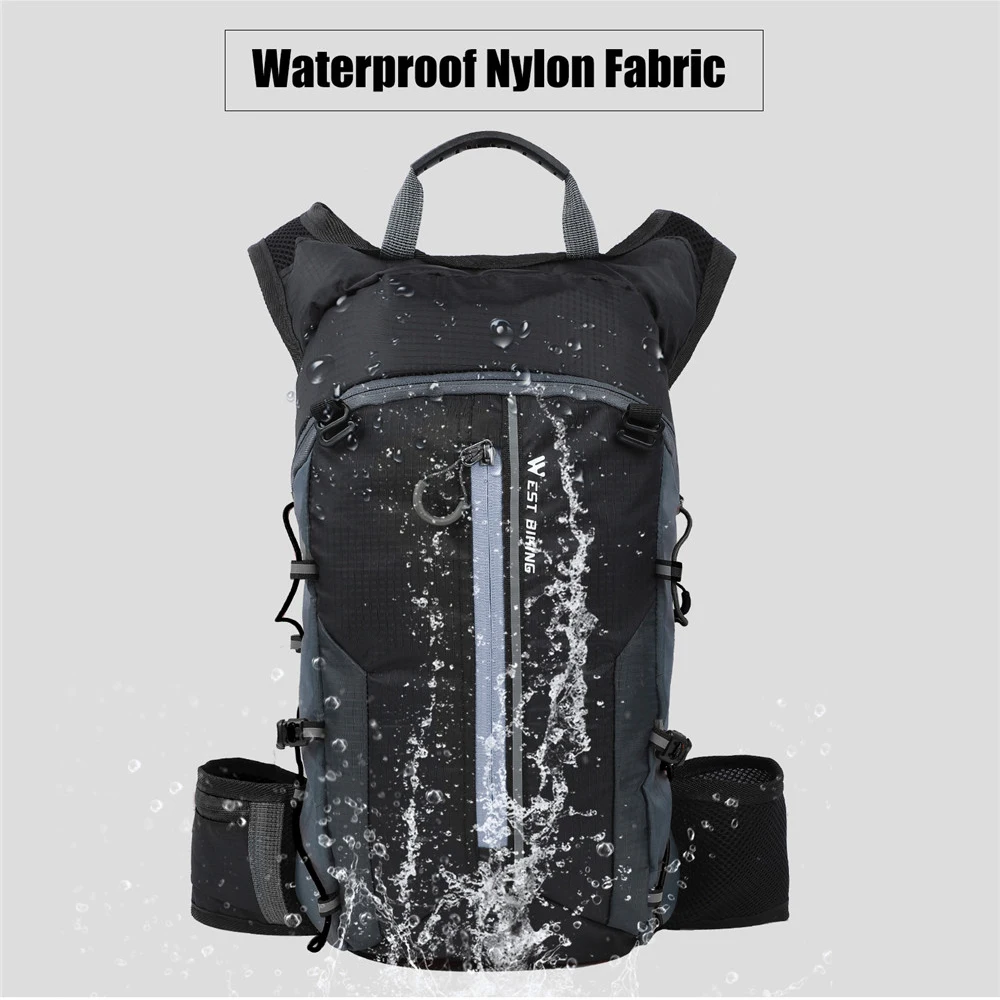 Waterproof Bicycle Bag Cycling Backpack Breathable 10L Ultralight Bike Water Bag Climbing Cycling Hydration Backpack Outdoor