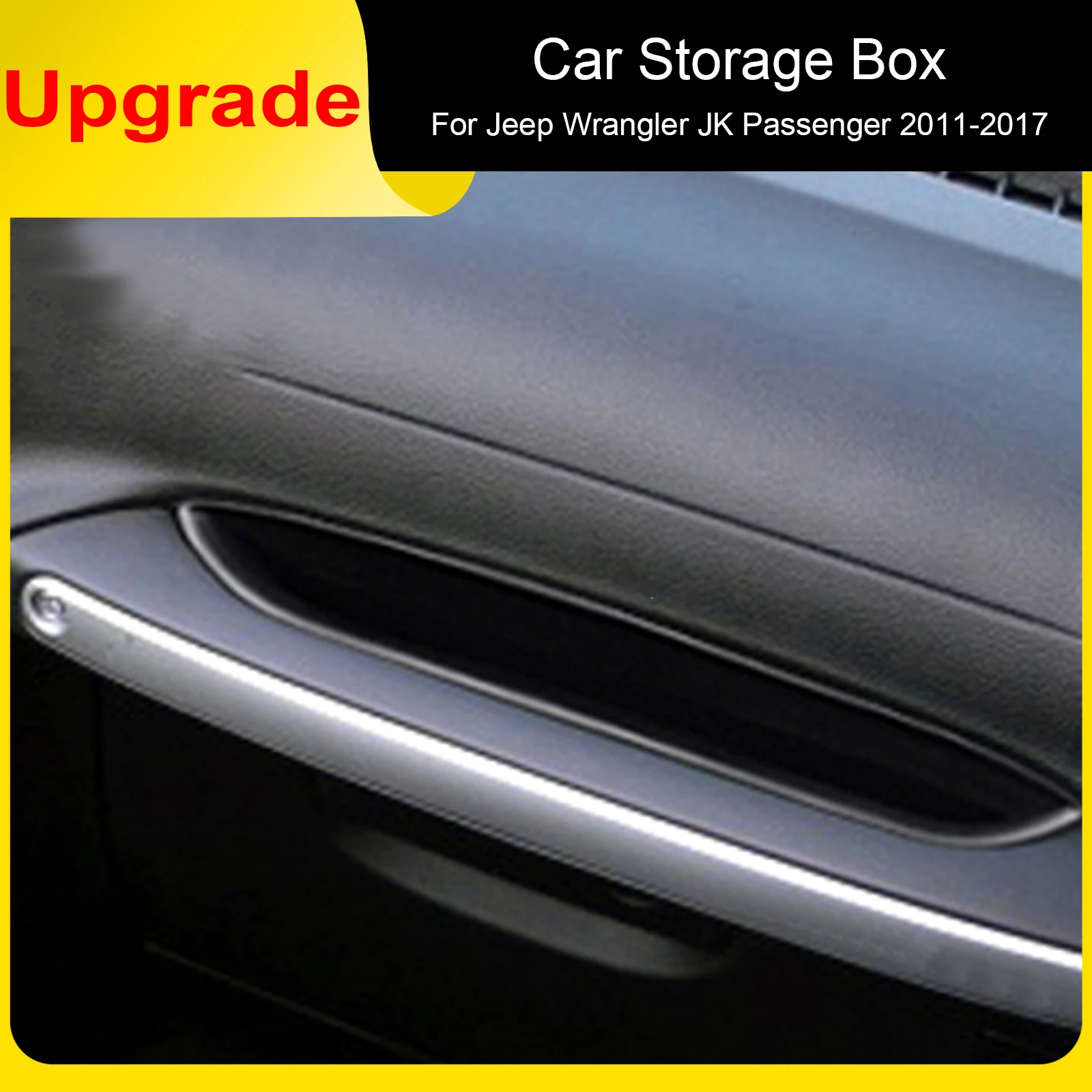 Car Organizer Handle Grab Storage Tray Box Interior Organize Accessories For Jeep Wrangler JK Passenger 2011-2017